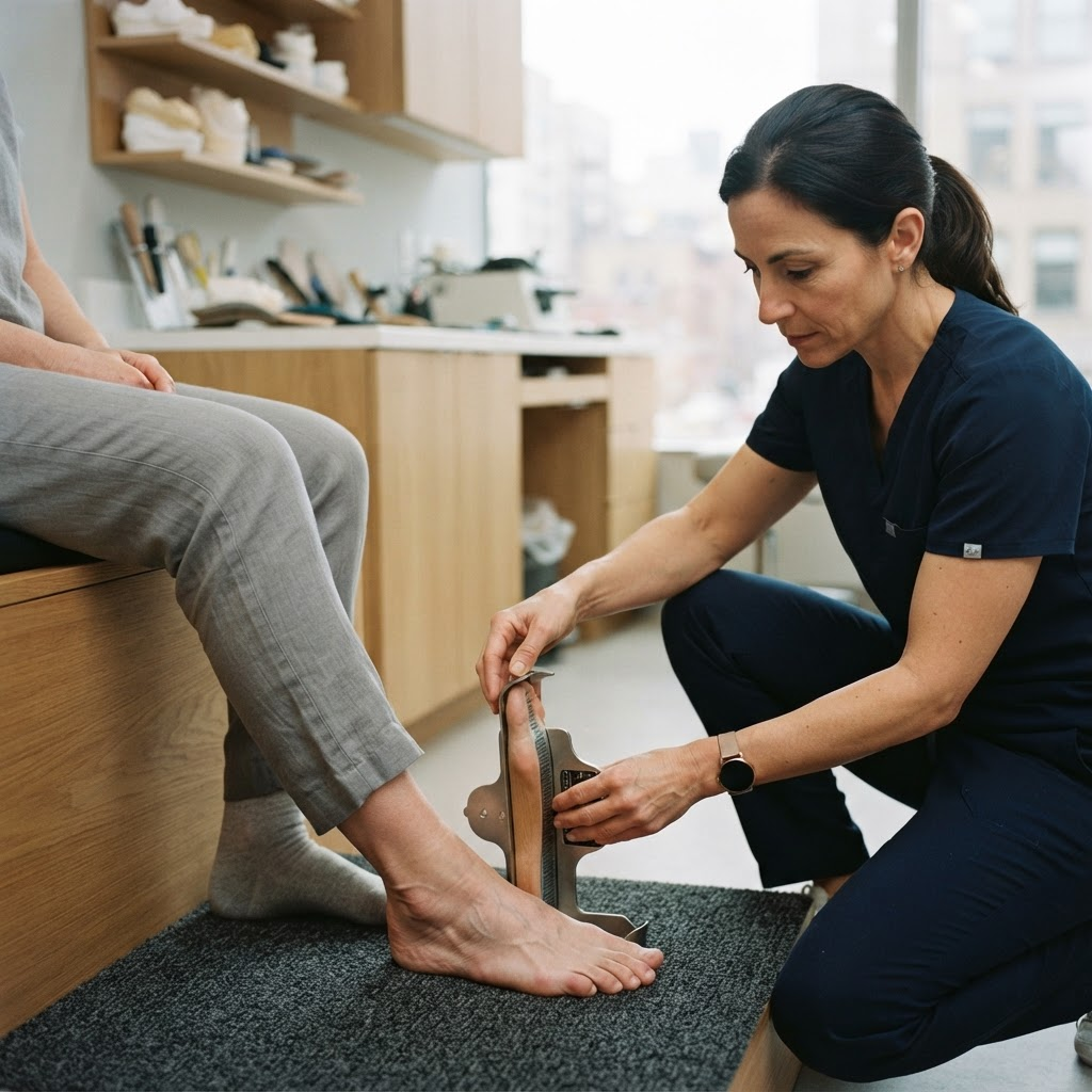 Fußanalyse und Vermessung als Grundlage der orthopädischen Versorgung